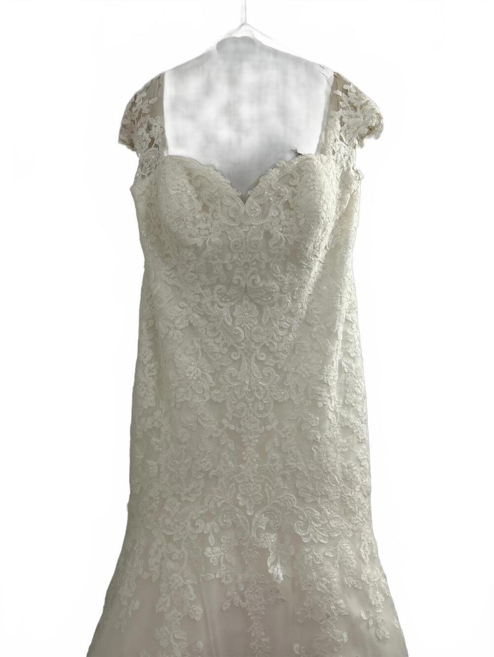 Morilee 22 Wedding Gown with Bustle